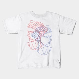 Gemini The Twins Kids T-Shirt